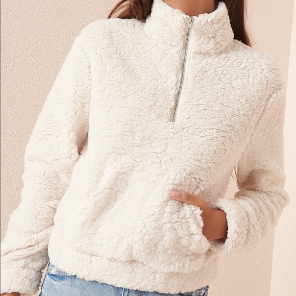 Garage Sweaters - Garage Sherpa quarter zip